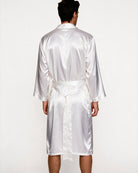 Satin Bademantel Herren