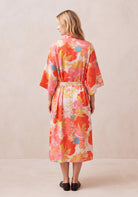 Satin Kimono Damen Lang