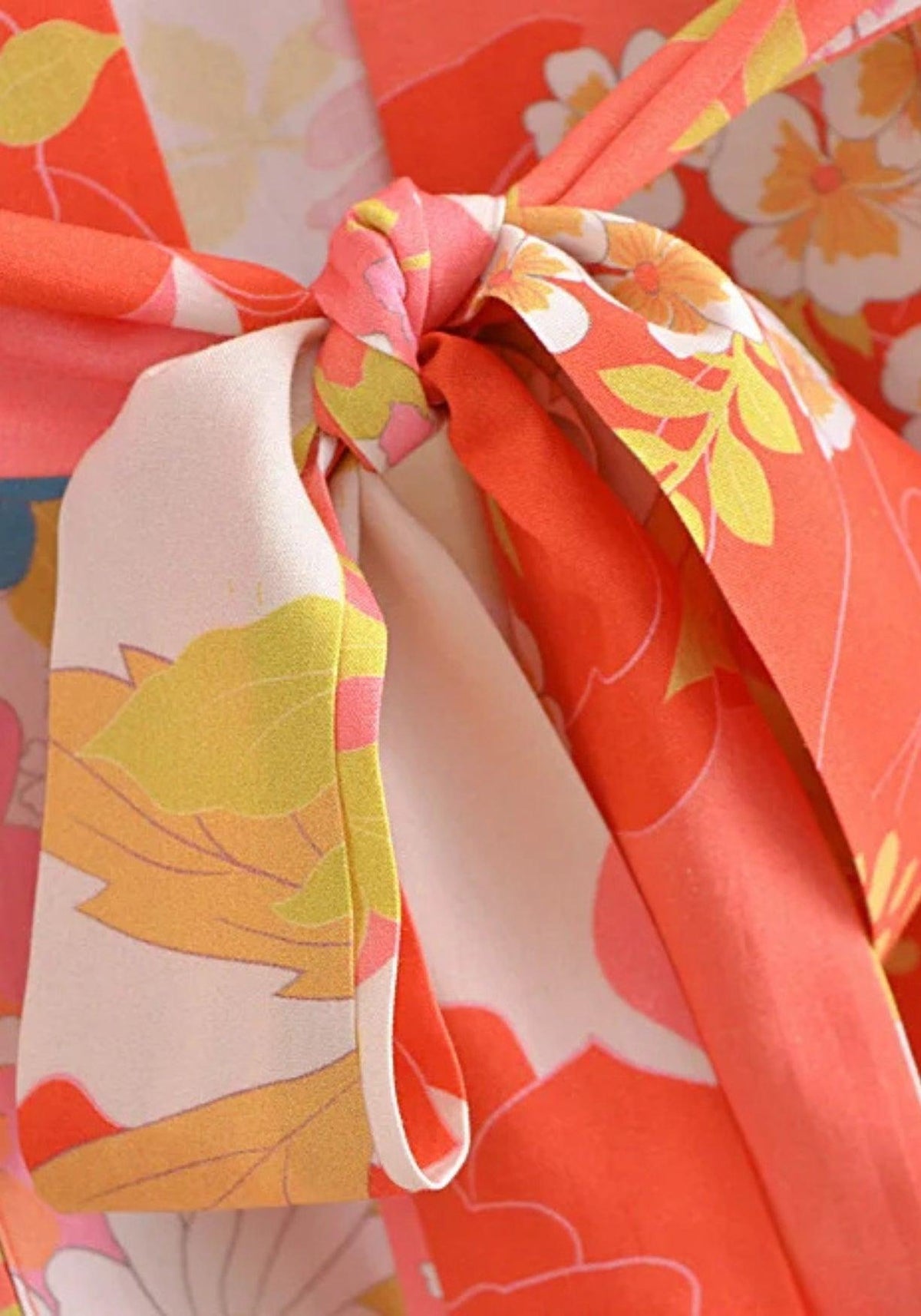 Satin Kimono Damen Lang