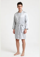 Seiden Kimono Herren Kurz