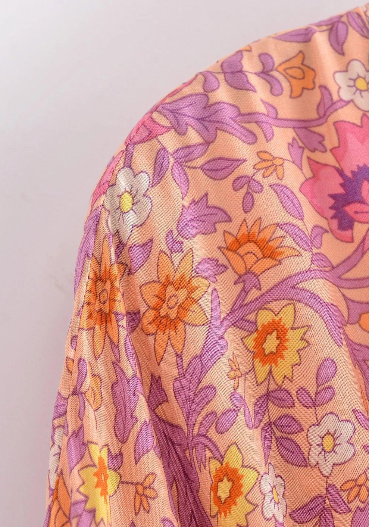Sommer Kimono Damen Kurz