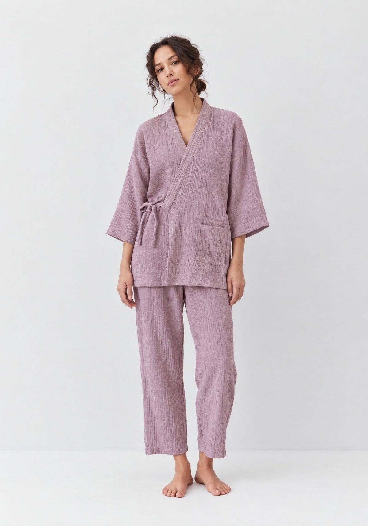 Sommer Pyjama Damen Baumwolle