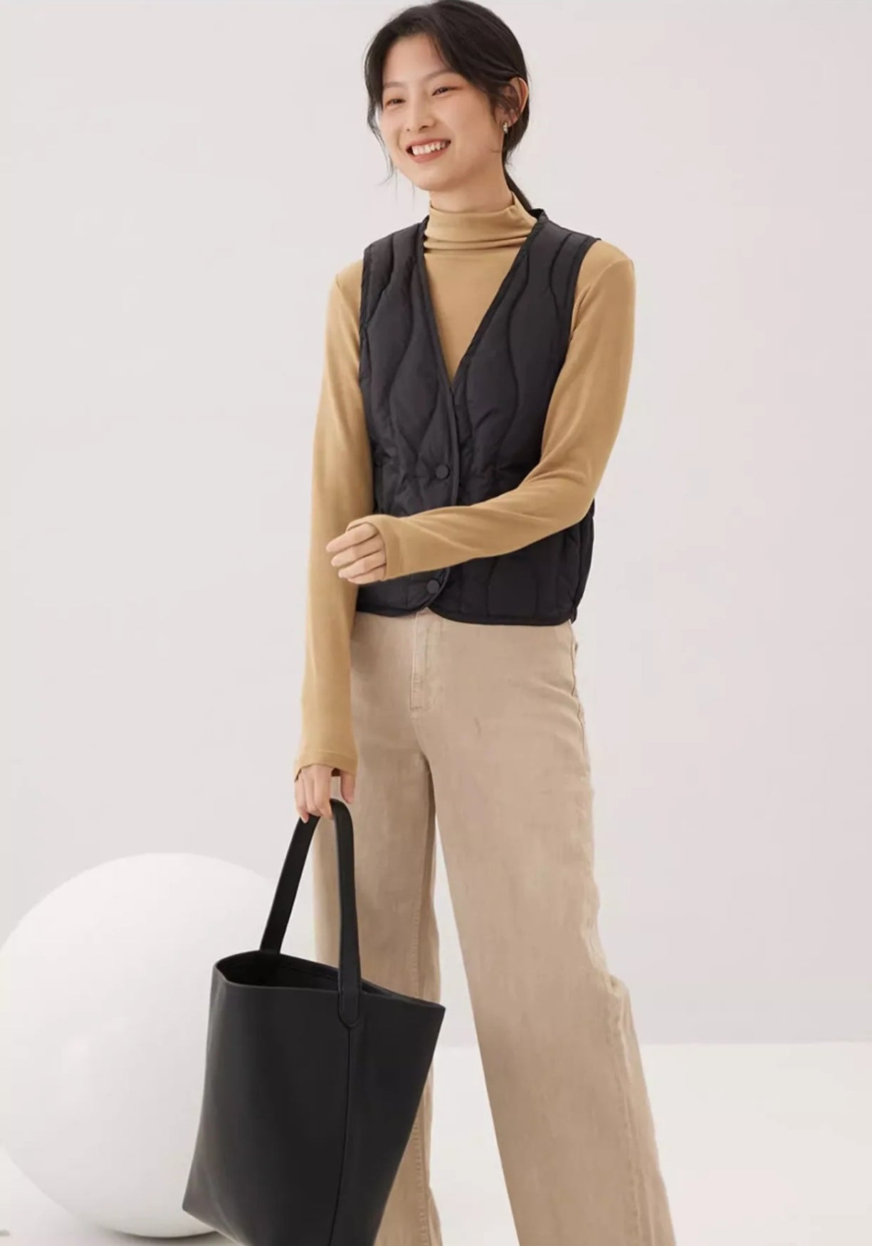 Steppjacke Ärmellos Damen