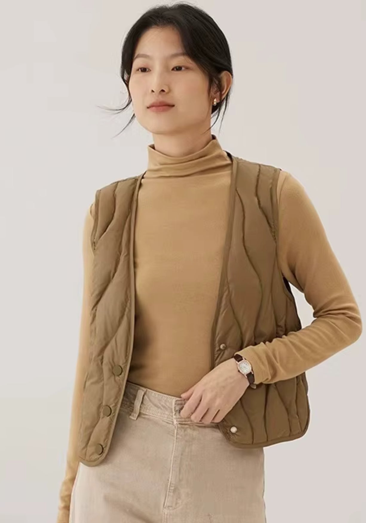 Steppjacke Ärmellos Damen