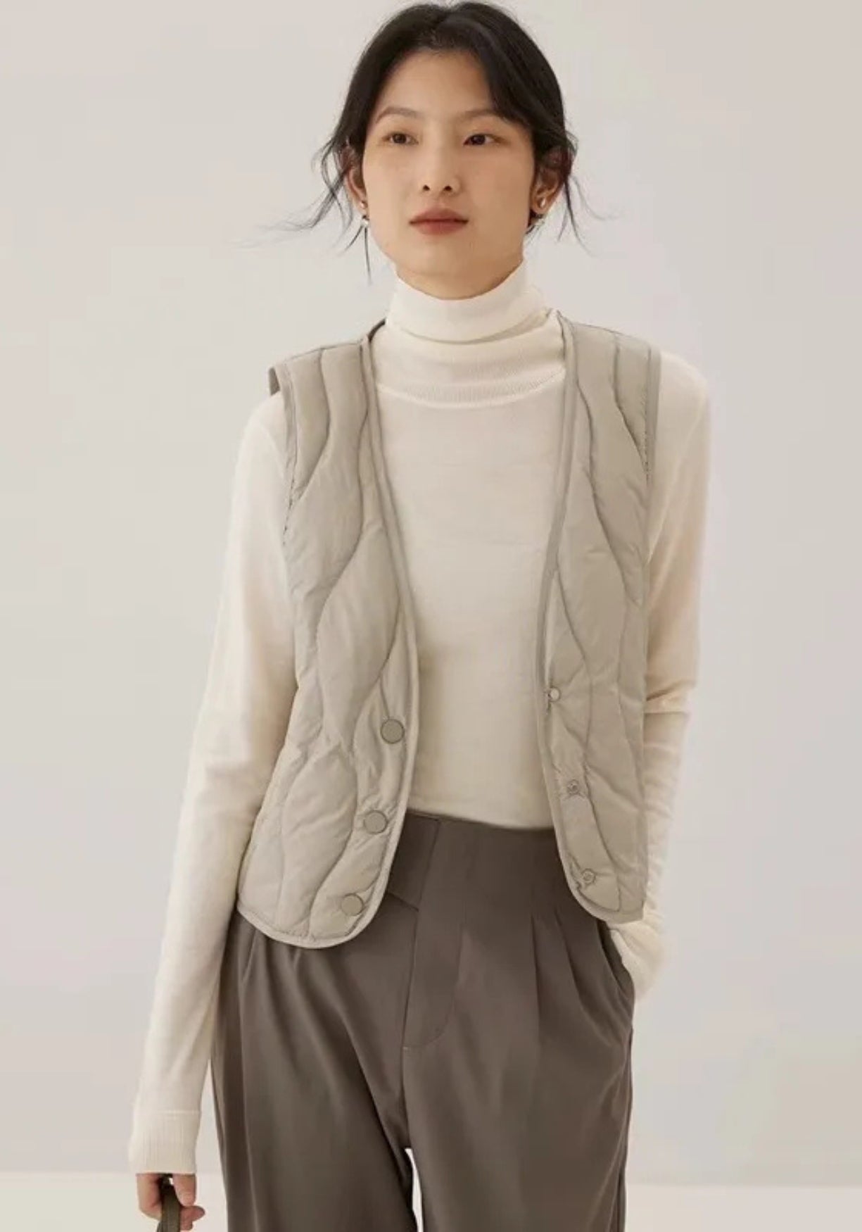 Steppjacke Ärmellos Damen