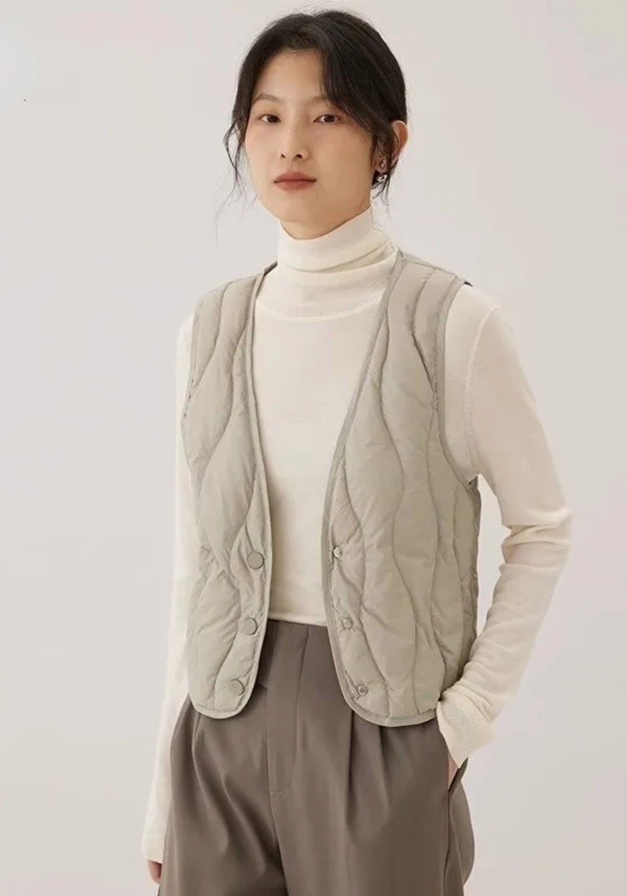 Steppjacke Ärmellos Damen