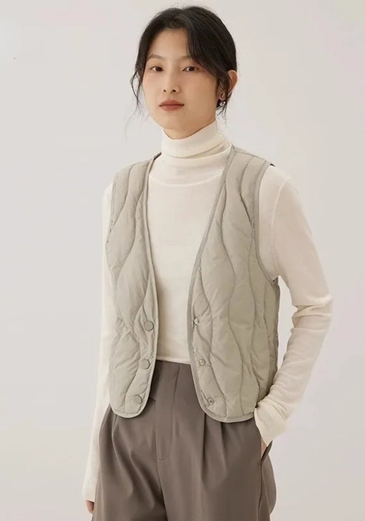 Steppjacke Ärmellos Damen