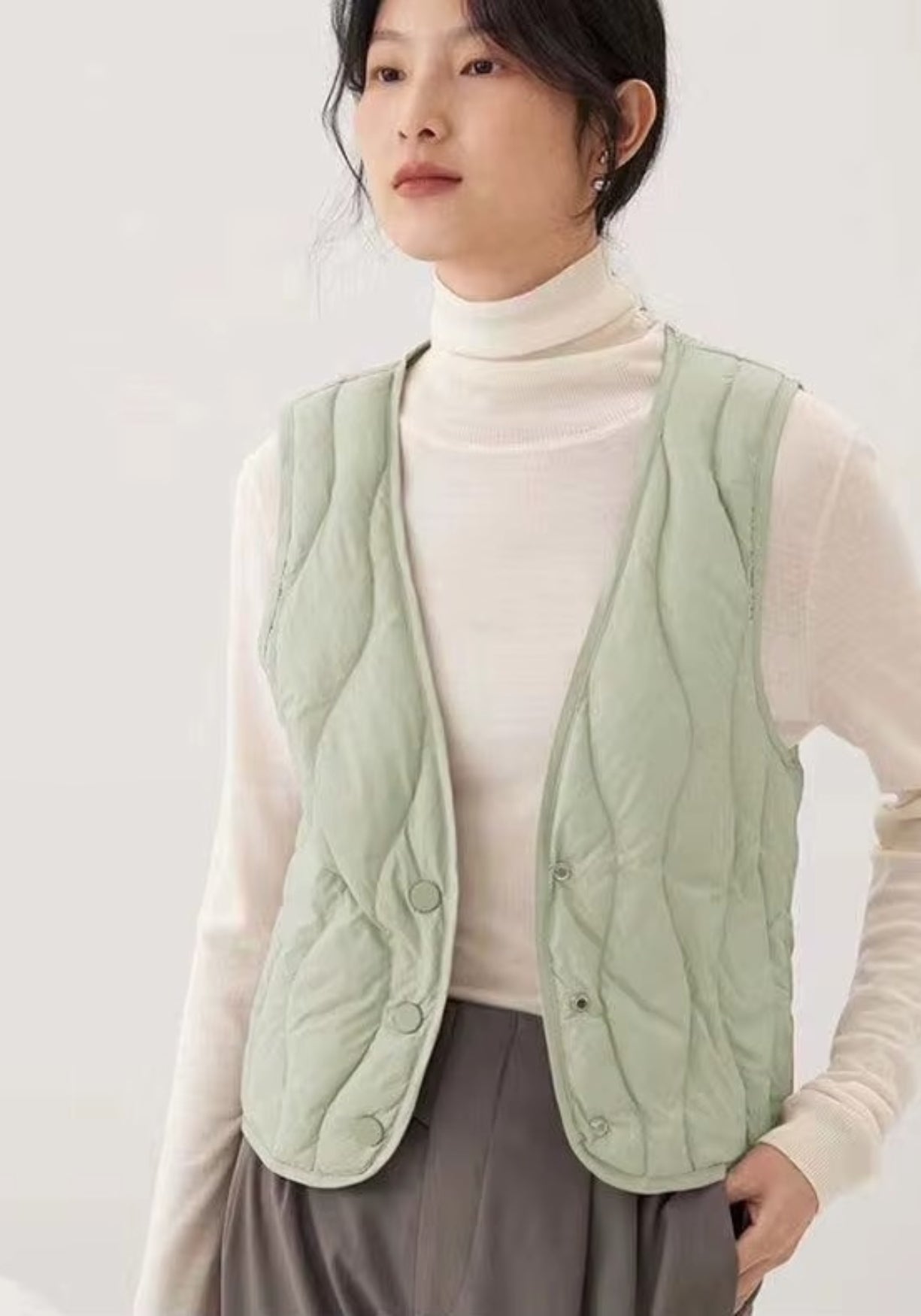 Steppjacke Ärmellos Damen