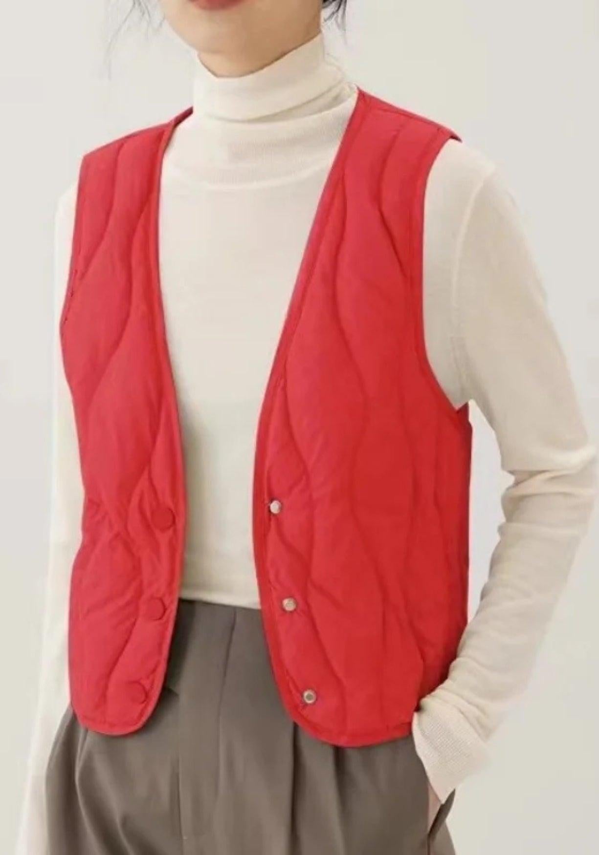 Steppjacke Ärmellos Damen