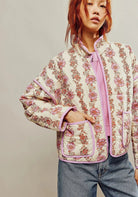 Steppjacke Creme Damen
