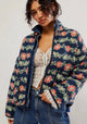 Steppjacke Damen Dunkelblau