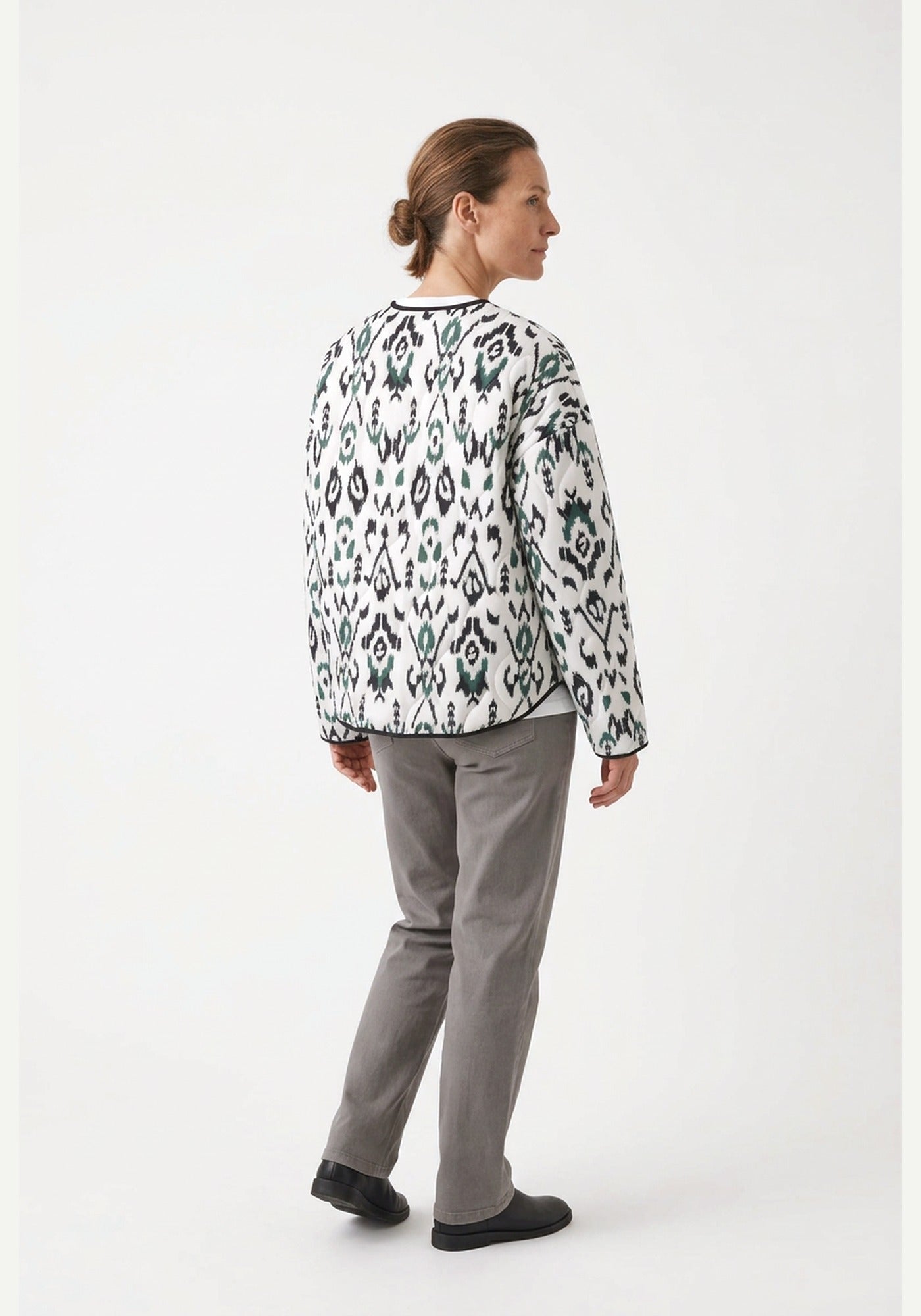 Steppjacke Damen Gemustert