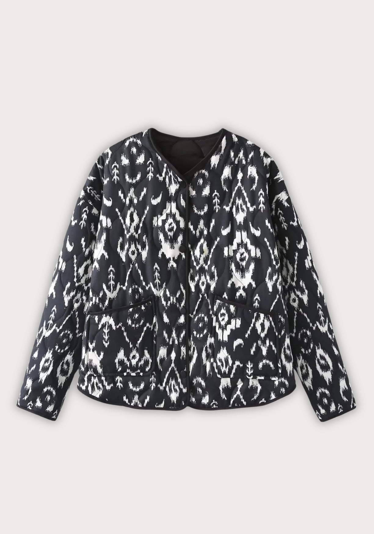 Steppjacke Damen Gemustert