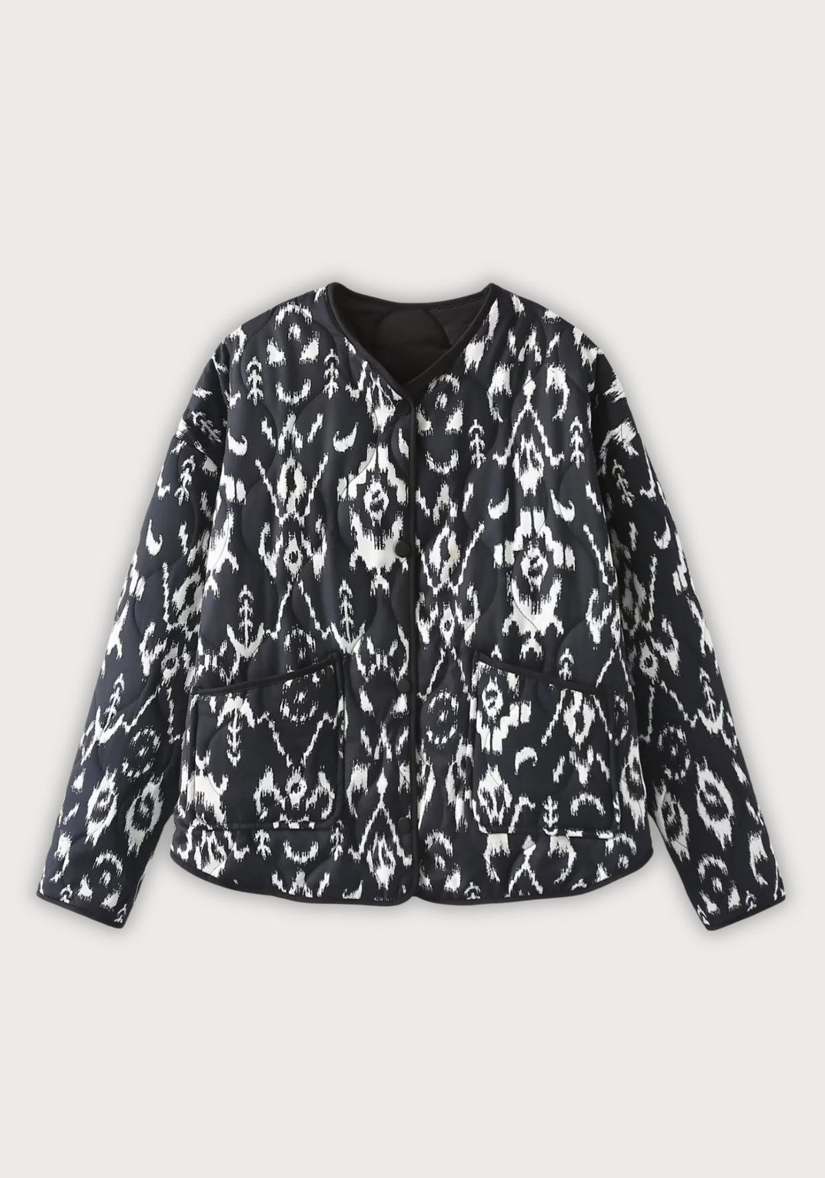 Steppjacke Damen Gemustert
