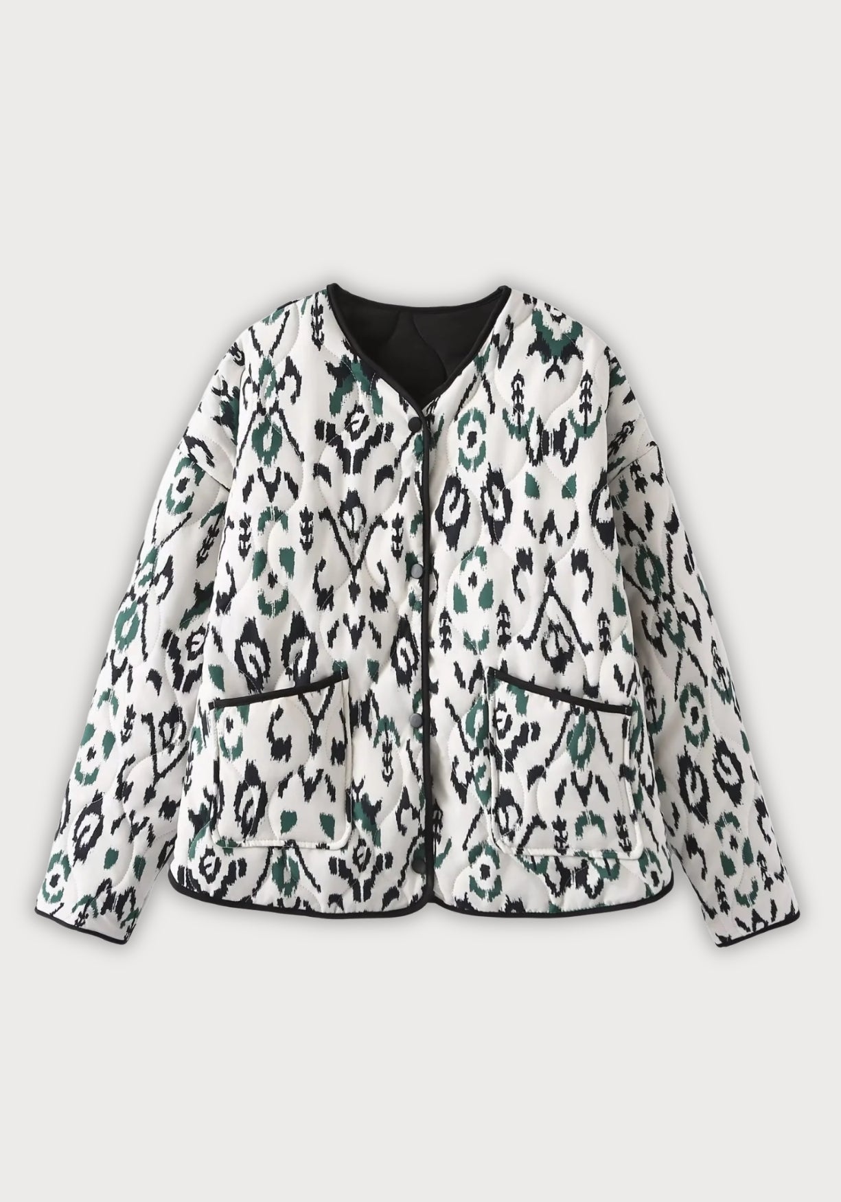 Steppjacke Damen Gemustert