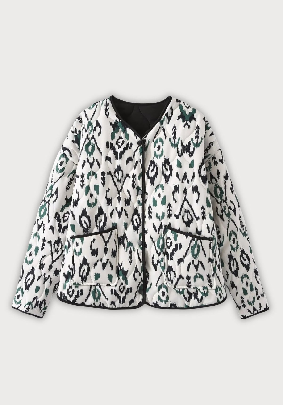 Steppjacke Damen Gemustert