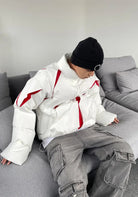 Steppjacke Herren Schwarz