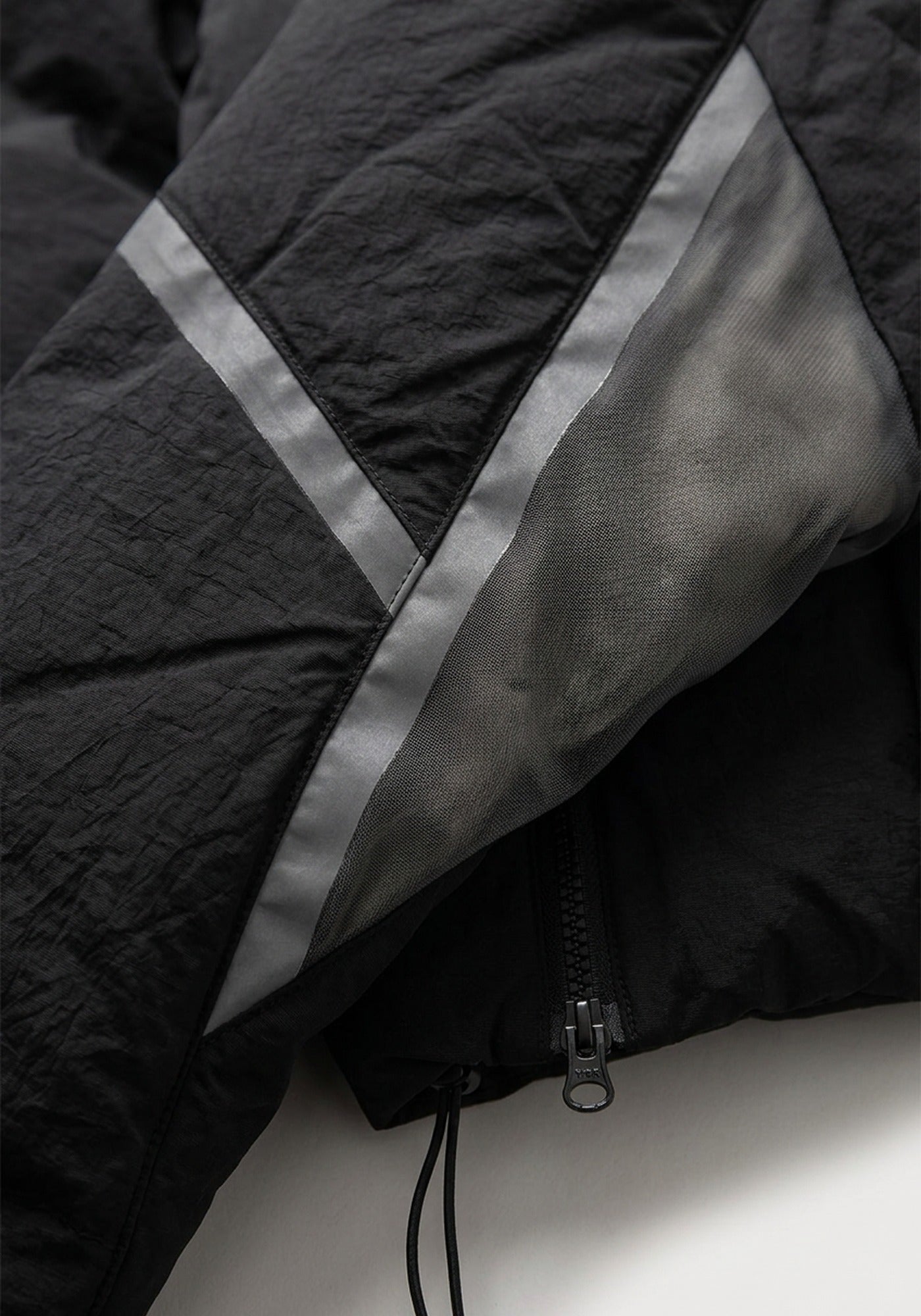 Steppjacke Herren Schwarz