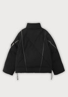 Steppjacke Herren Schwarz