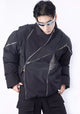 Steppjacke Herren Schwarz