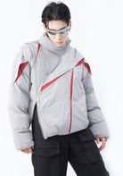 Steppjacke Herren Schwarz