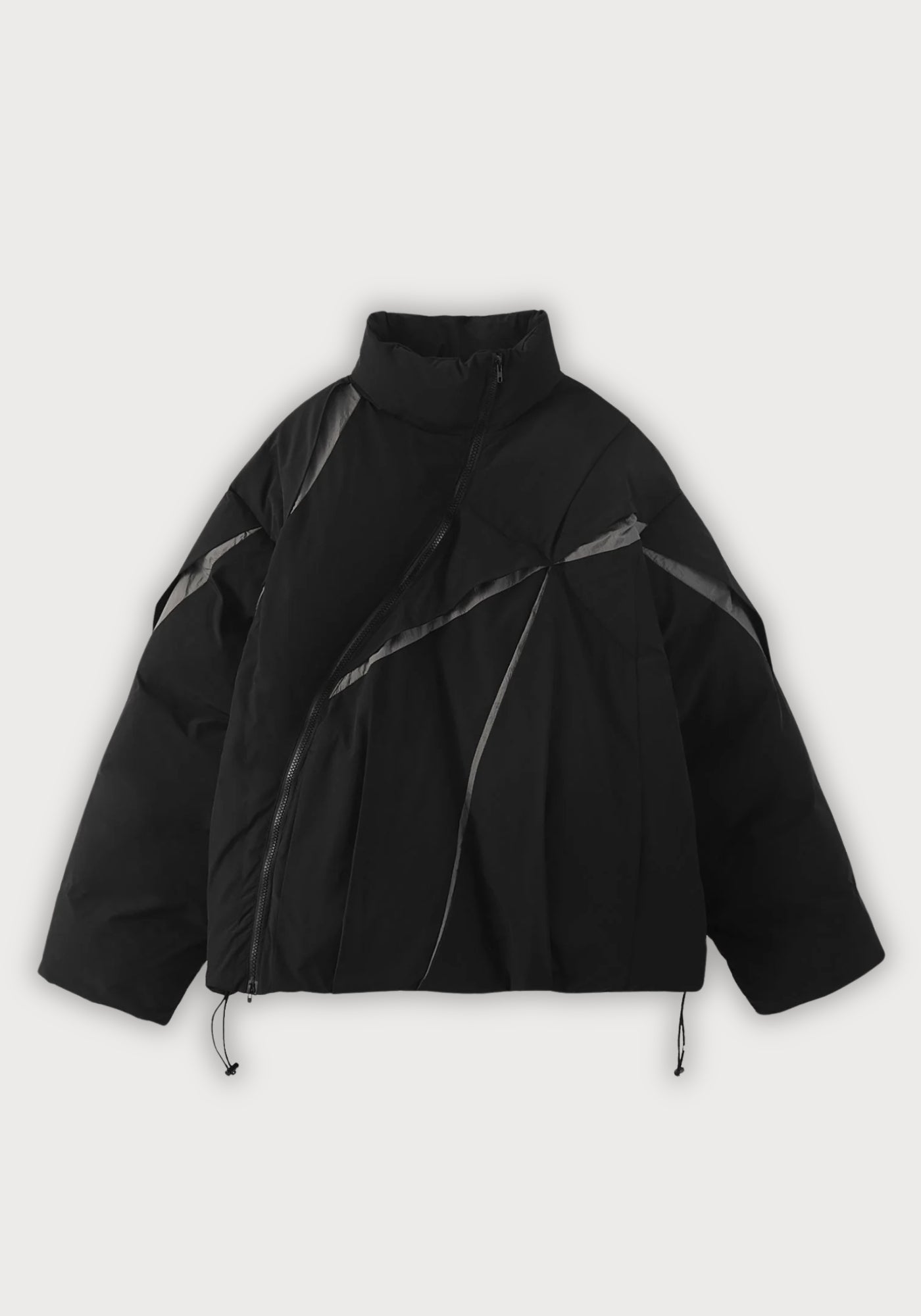 Steppjacke Herren Schwarz