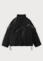 Steppjacke Herren Schwarz