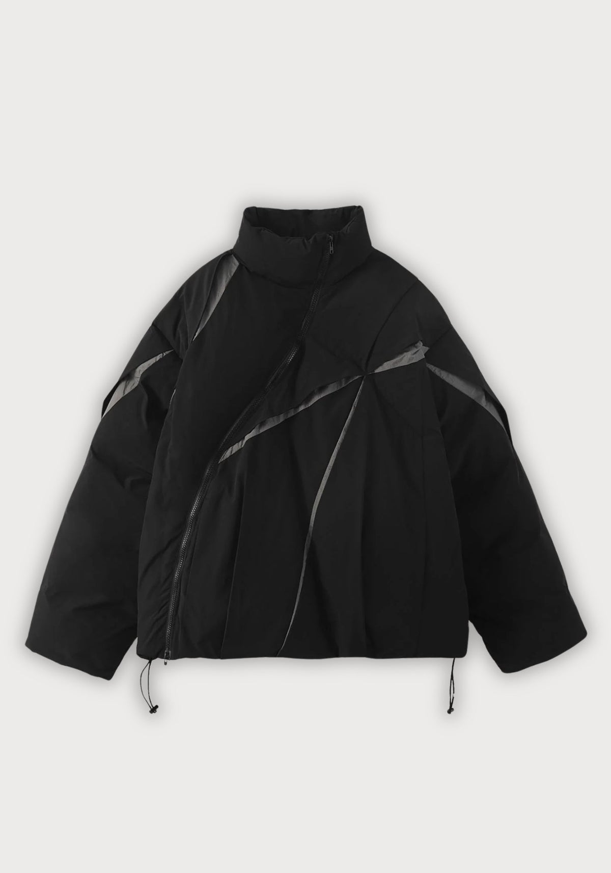 Steppjacke Herren Schwarz