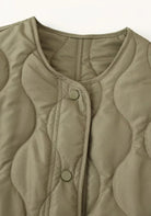 Steppjacke Khaki Damen