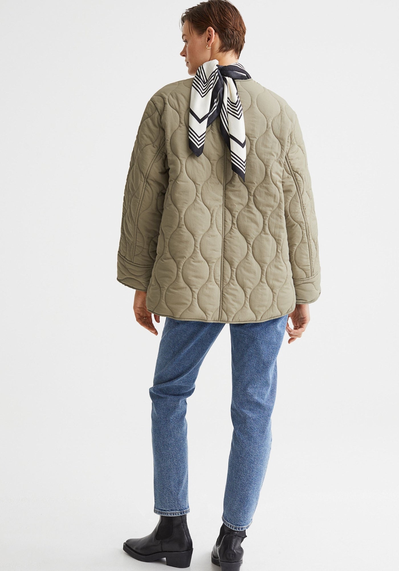 Steppjacke Khaki Damen