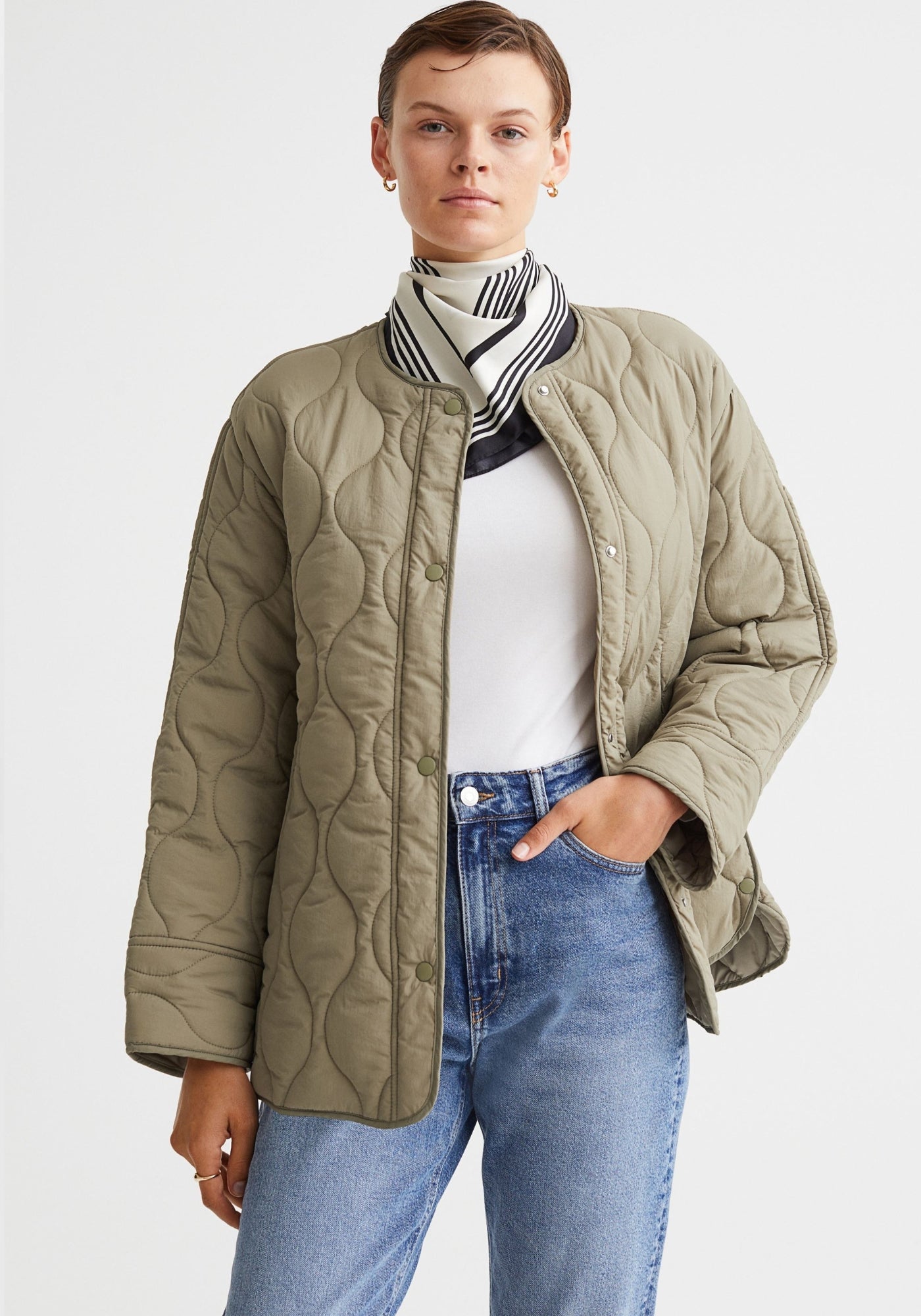 Steppjacke Khaki Damen