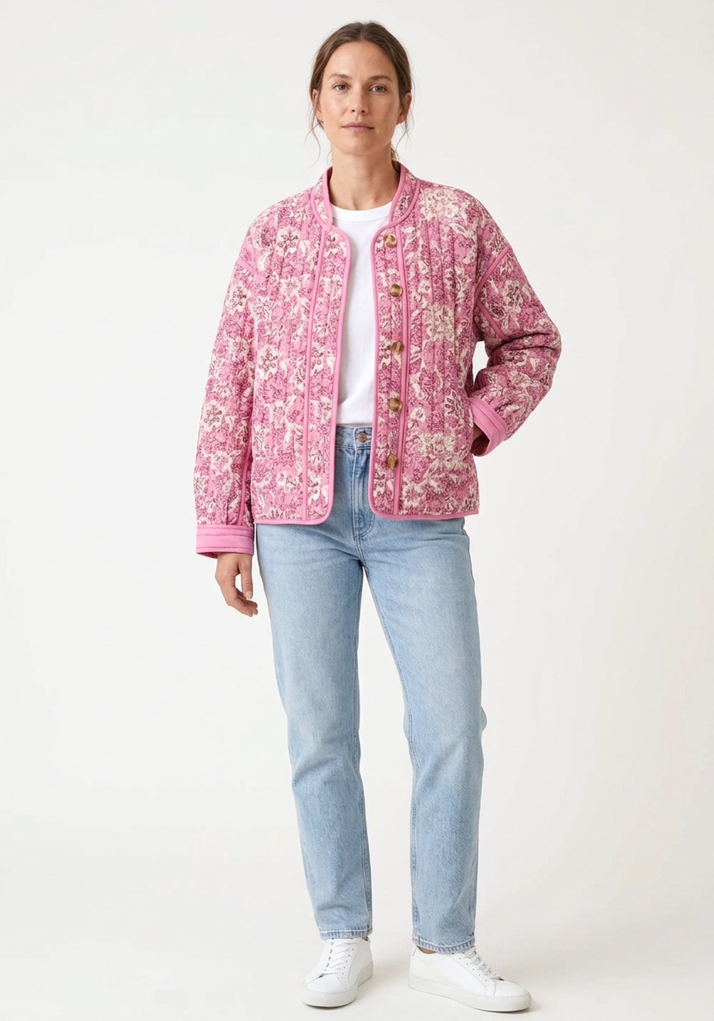 Steppjacken Damen Rosa