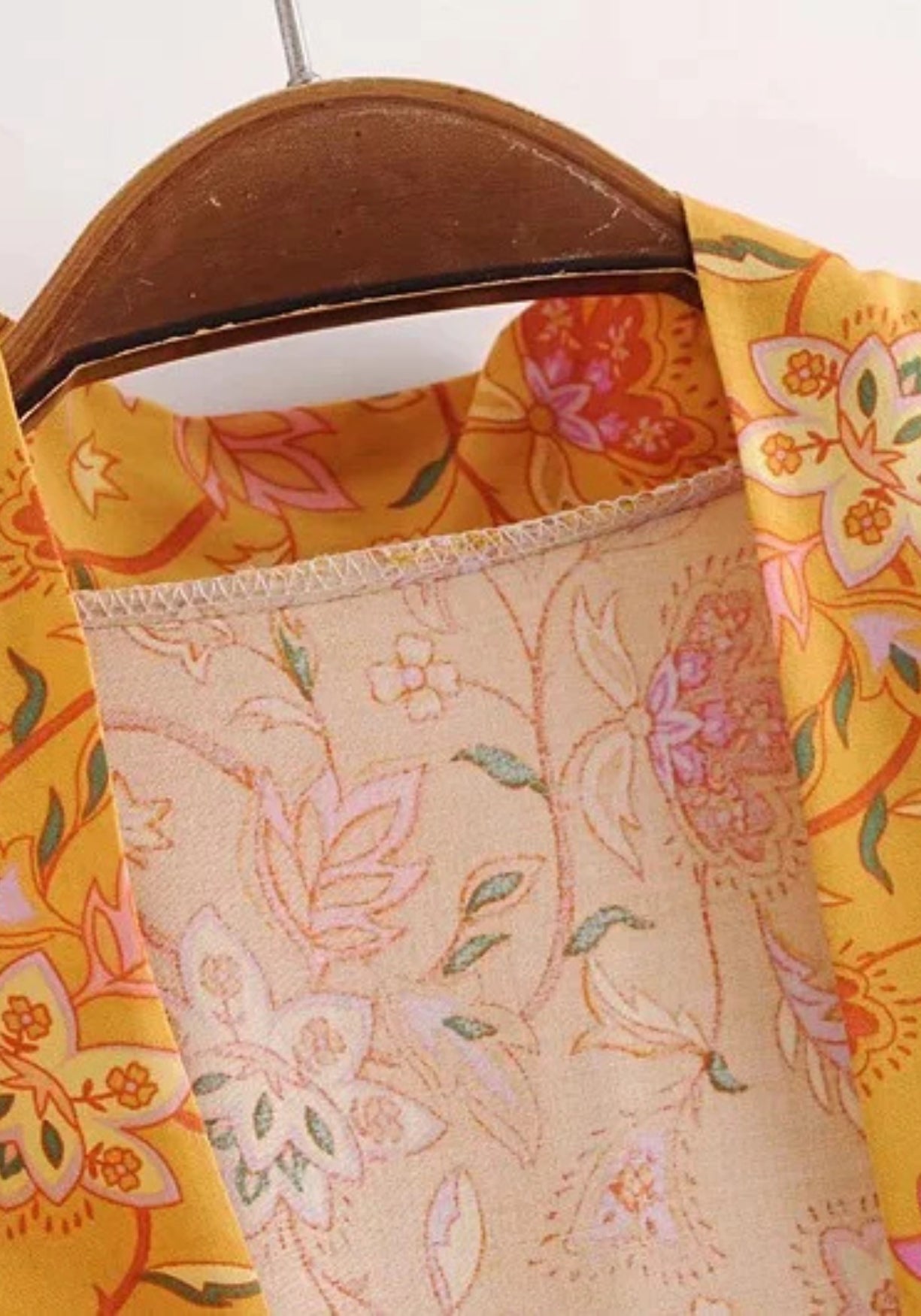 Strand Kimono Gelb