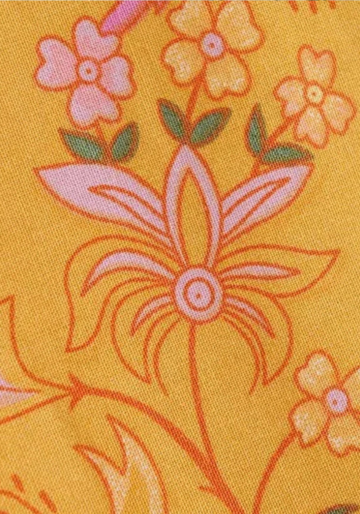 Strand Kimono Gelb