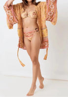 Strand Kimono Gelb
