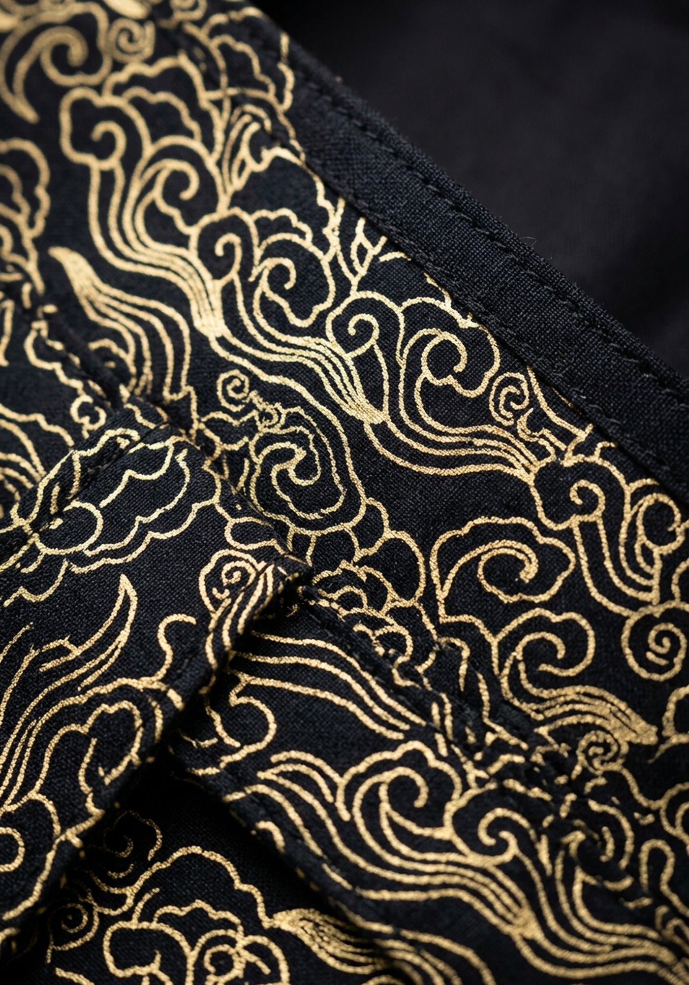 Taillengürtel Schwarz Gold