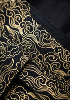 Taillengürtel Schwarz Gold