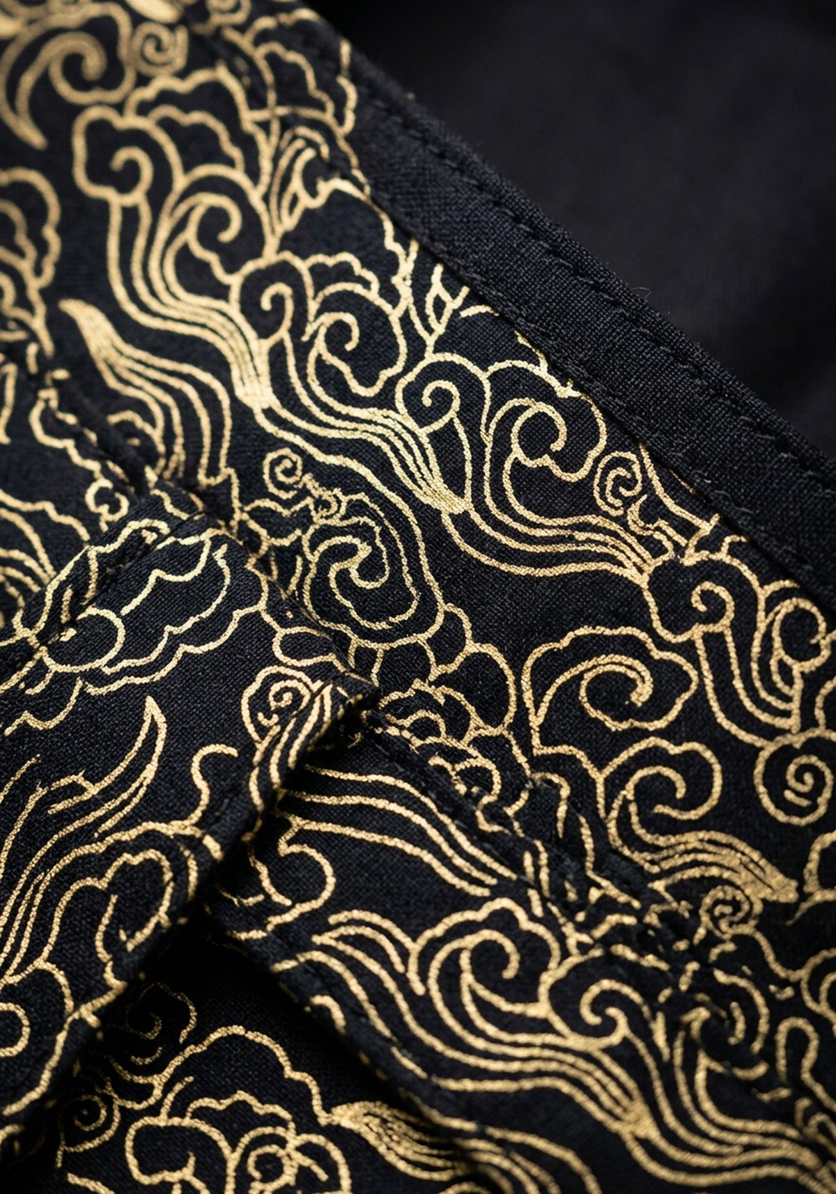 Taillengürtel Schwarz Gold