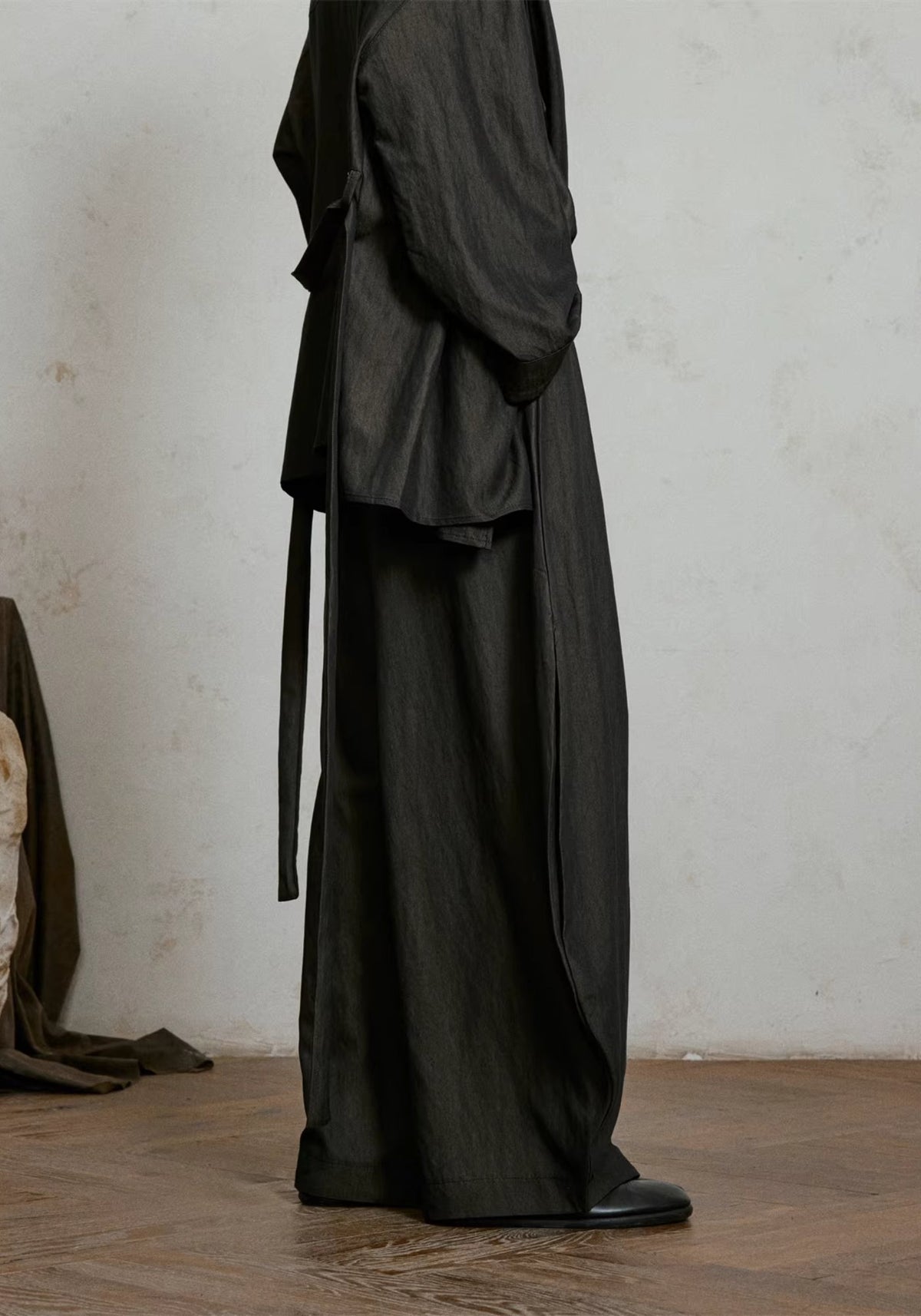 Weite Kimono-Hose Braun | Sumiya
