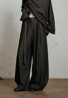 Weite Kimono-Hose Braun | Sumiya