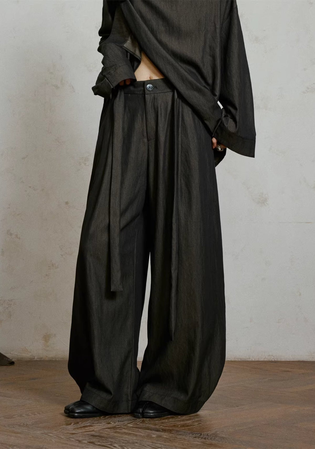 Weite Kimono-Hose Braun | Sumiya
