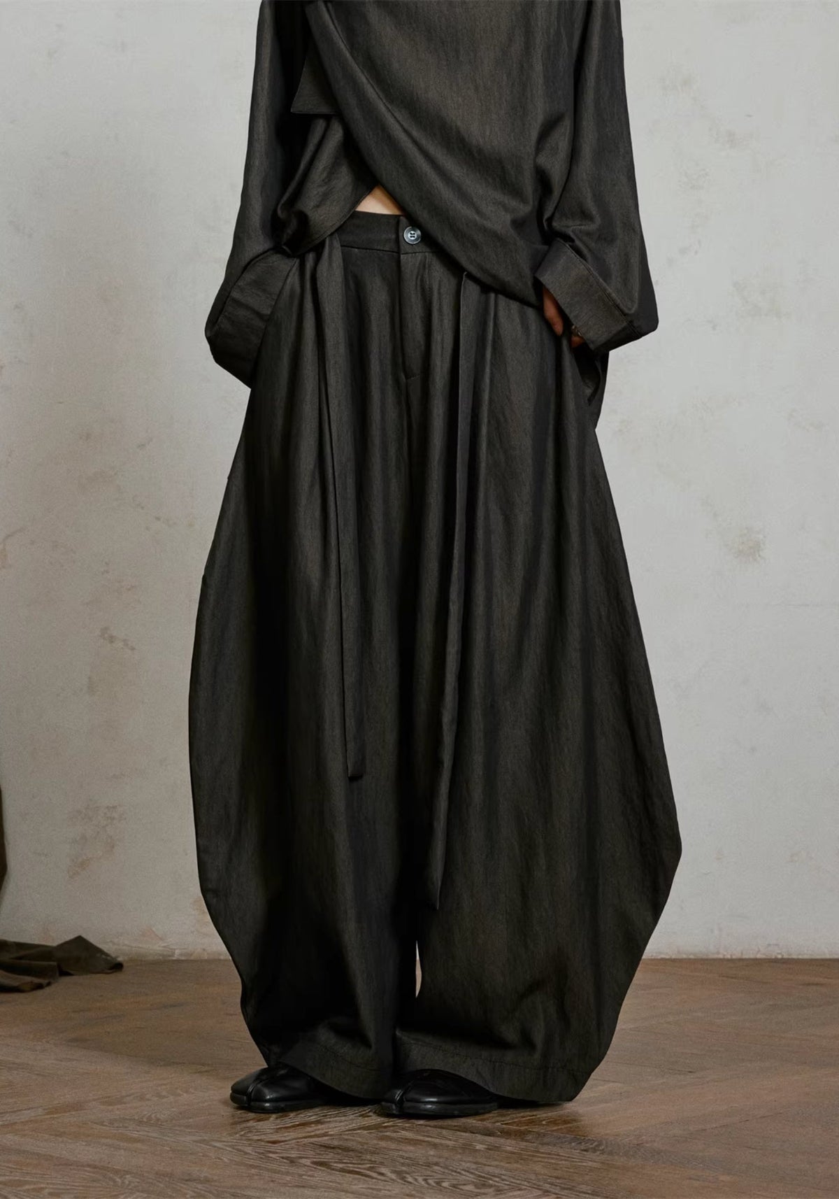 Weite Kimono-Hose Braun | Sumiya