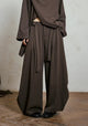 Weite Kimono-Hose Braun | Sumiya