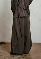 Weite Kimono-Hose Braun | Sumiya