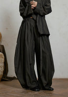 Weite Kimono-Hose Braun | Sumiya
