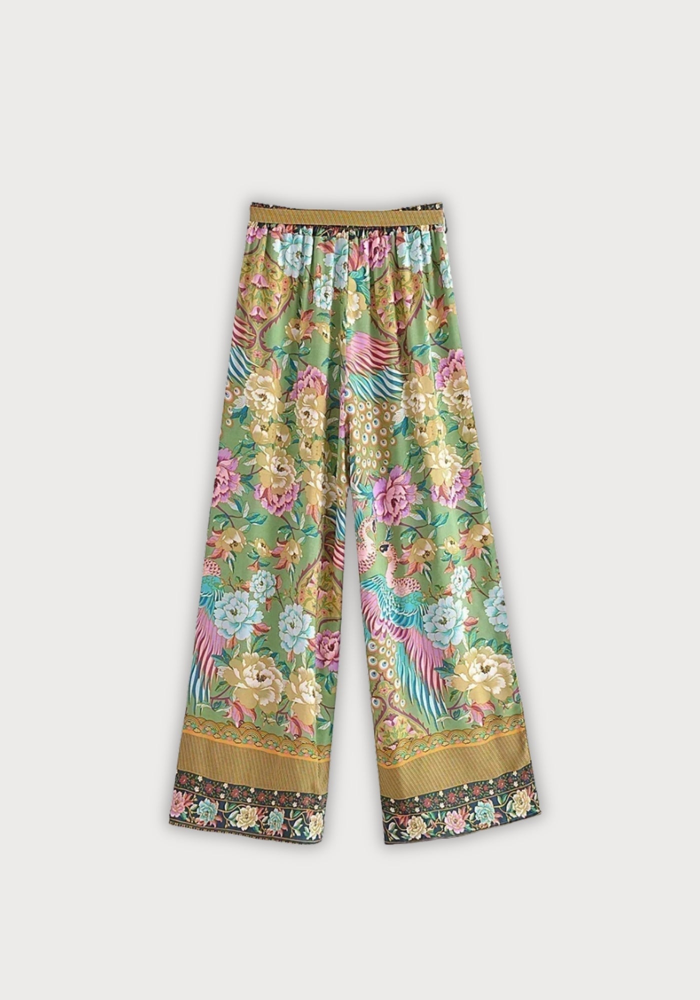 Weite Kimono-Hose Grün | Midoriha