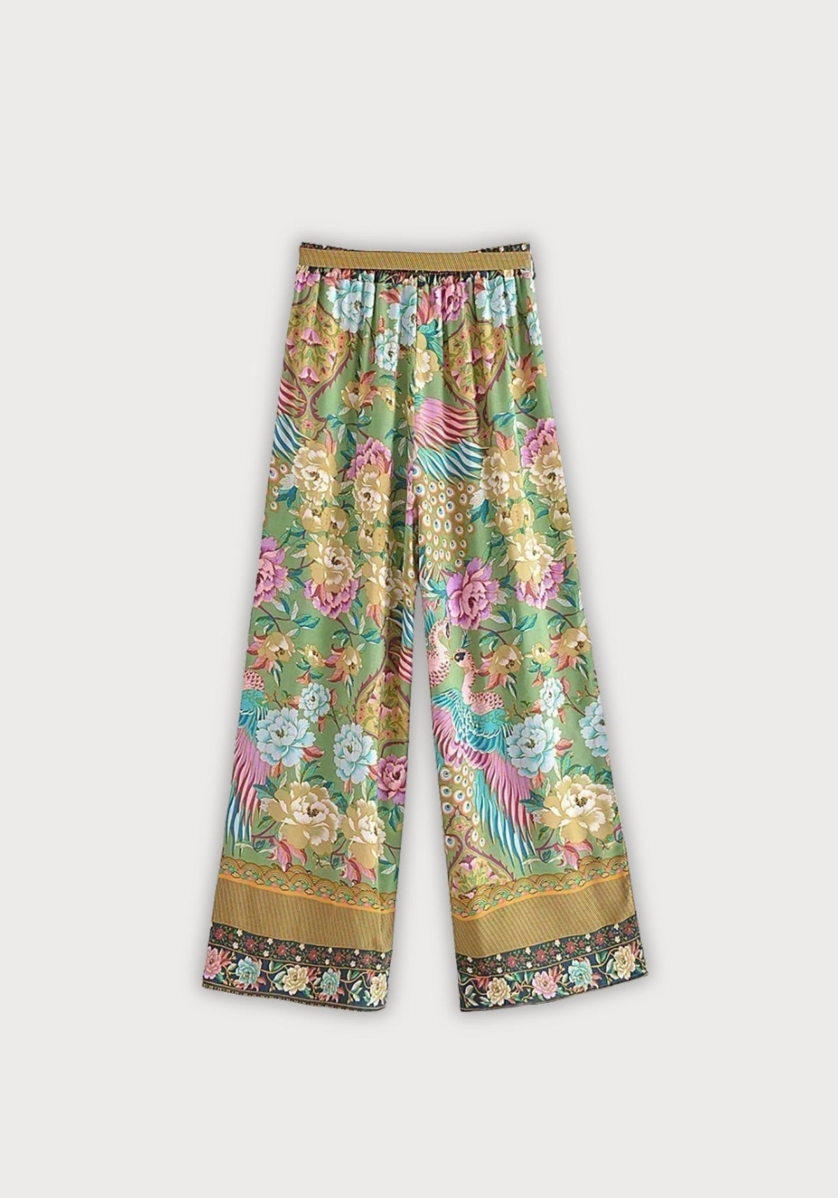 Weite Kimono-Hose Grün | Midoriha