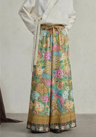 Weite Kimono-Hose Grün | Midoriha