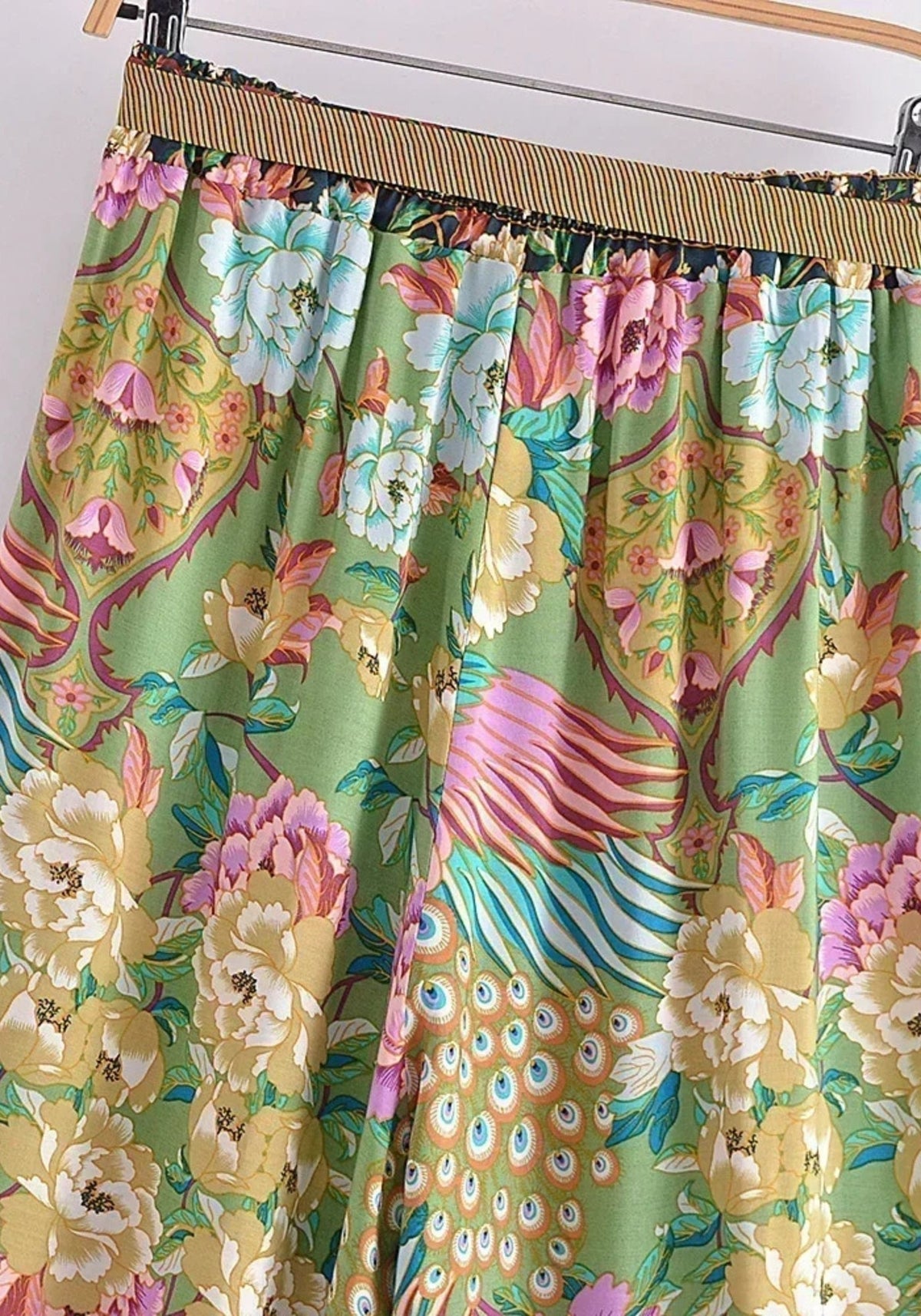 Weite Kimono-Hose Grün | Midoriha