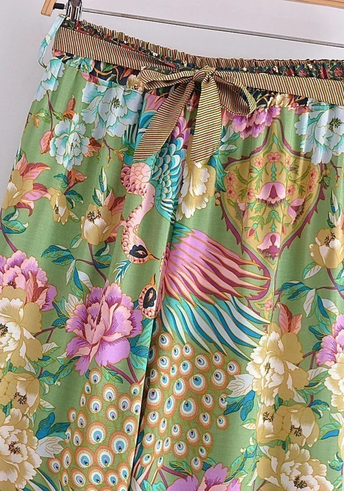 Weite Kimono-Hose Grün | Midoriha